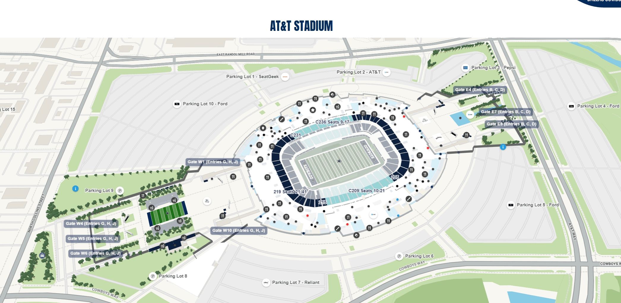 AT&T Stadium Drop-Off & Pickup Guide: Best Spots by Seating Section for Cowboys Games